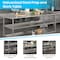 Flash Furniture 72 x 30 Stainless 2 Shelf Table with Backsplash NH-WT-GU-3072BSP-GG - alternate 9